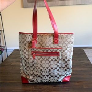 Like new Coach tote bag